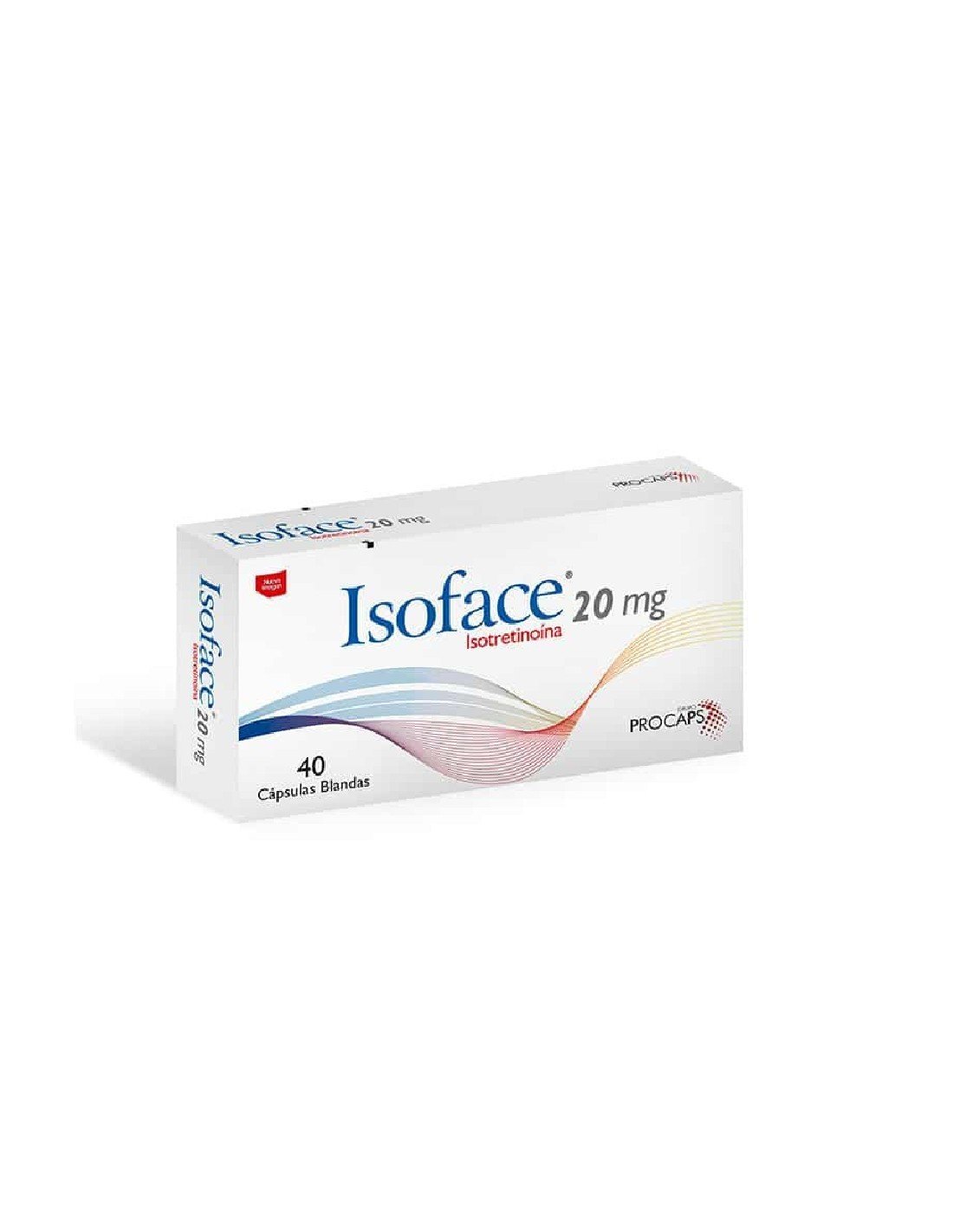 ISOFACE 20 MG 40 CAPSULAS