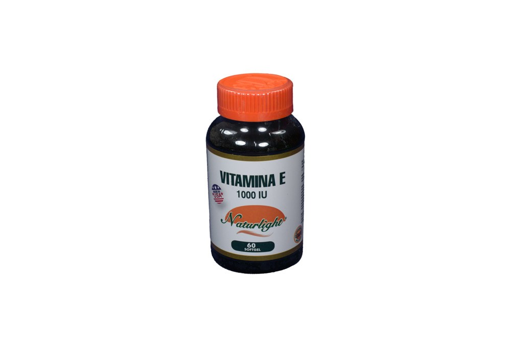 Vitamina E Natural Light 1000 Ui Oral Frasco Con 60 Cápsulas Blanda