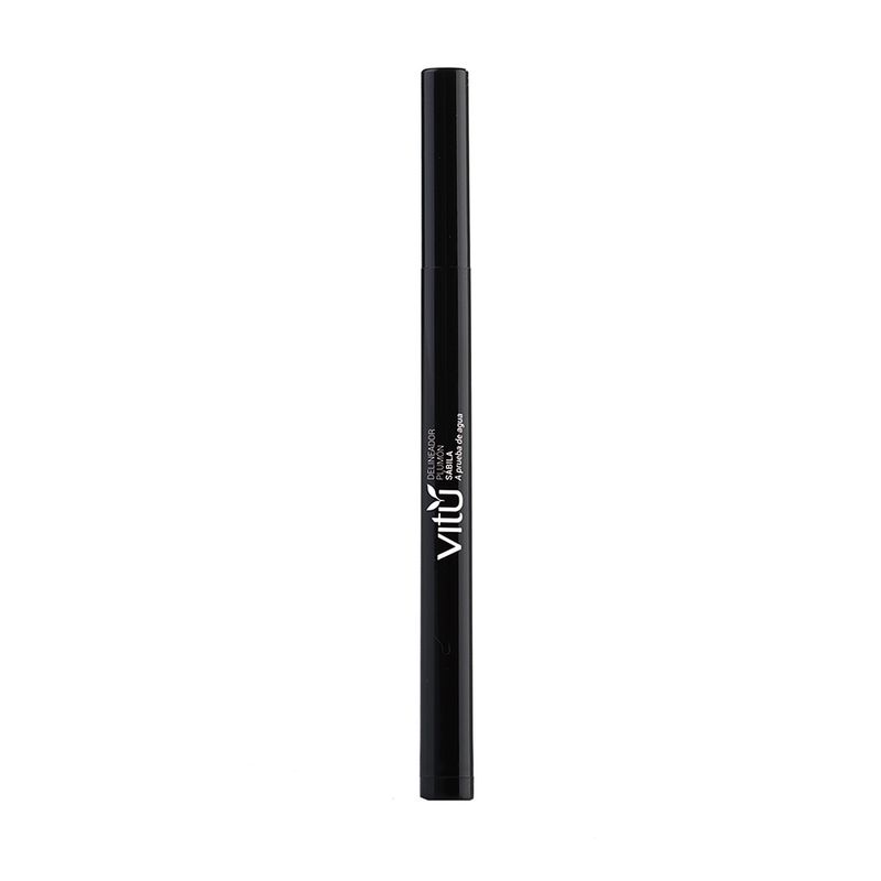 Delineador Líquido Ojos Vitú Sábila Mono Negro 1.5 Ml
