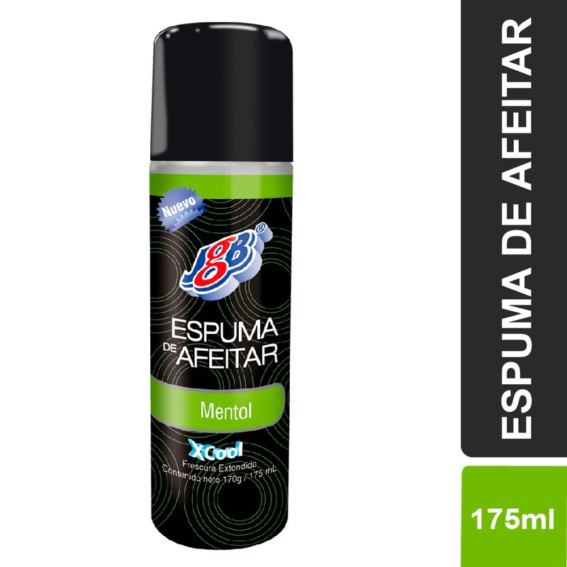Espuma De Afeitar Mentol Jgb