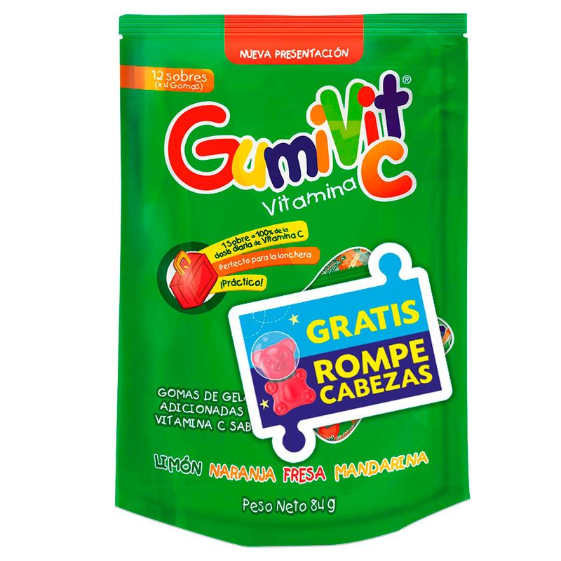 Oferta Gumivit Vitamina C Gomas Gratis Rompecabezas