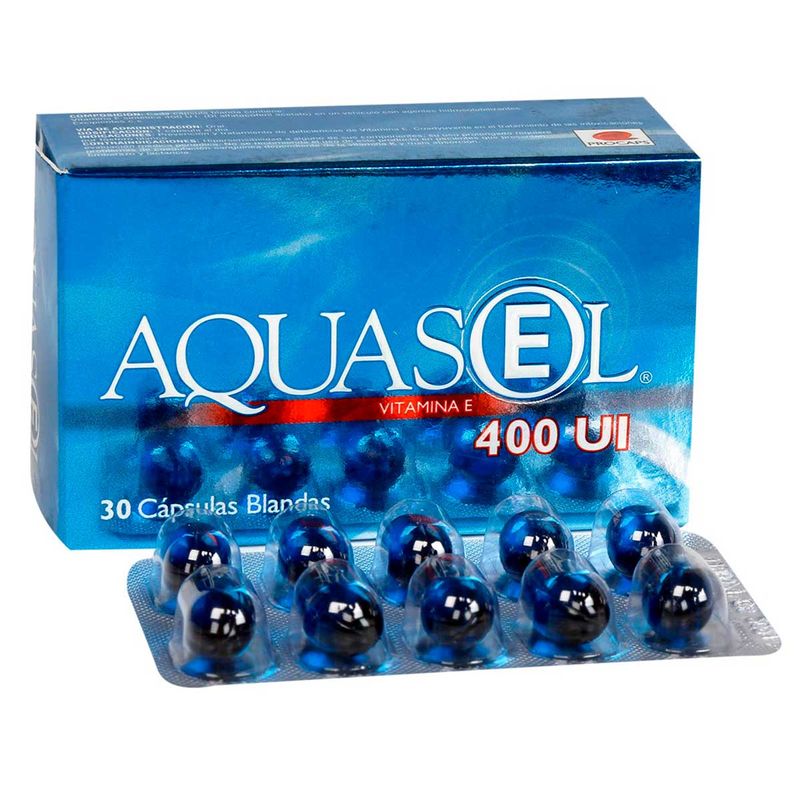 Aquasol E 400 Ui Cápsula Blanda