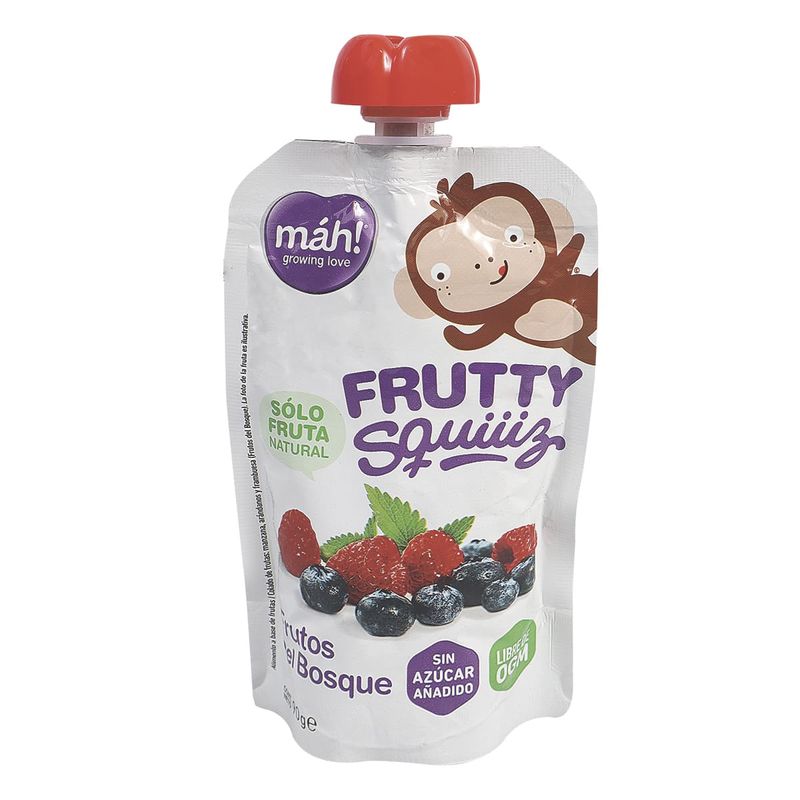 Compota Orgánica Mah Frutos Rojos